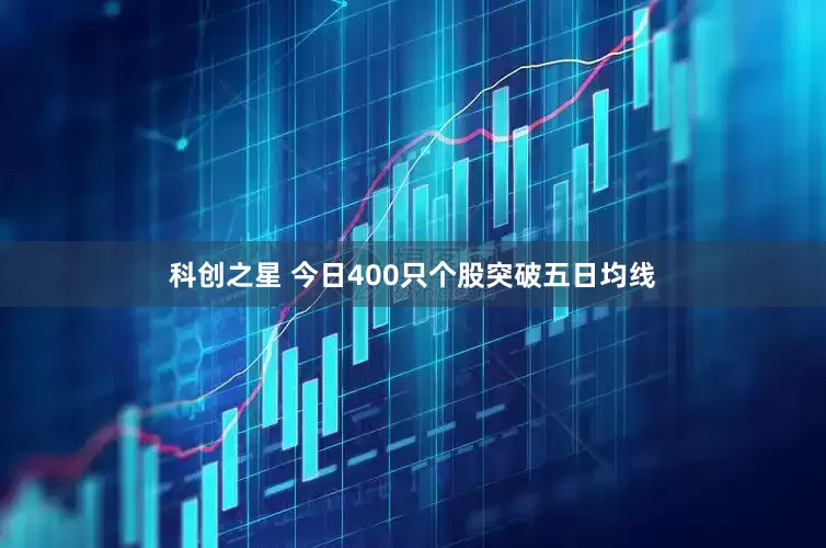 科创之星 今日400只个股突破五日均线